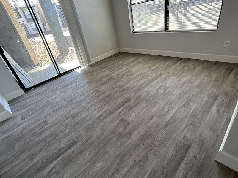 Sheet Vinyl Flooring recently installed in a Yuma AZ home