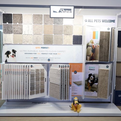 Shaw Carpets display in a Yuma AZ Flooring Store
